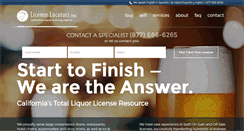 Desktop Screenshot of licenselocators.com